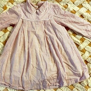 Girls red and white dress